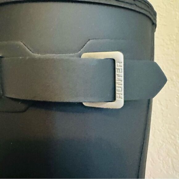 HUNTER Original‎ Short Waterproof Rain Boot, Rubber Black, Size 10, NWT - Picture 11 of 14